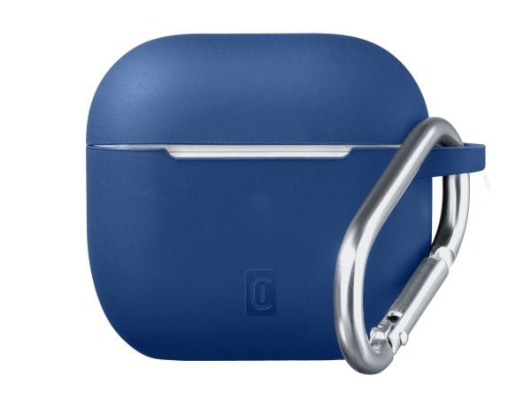 Cellularline 8018080489655, Overtrekk, Blå, Apple, AirPods 4, AirPods 4 ANC, Silikon, Skittbestandig, Fallbestandig, Ripebestandig