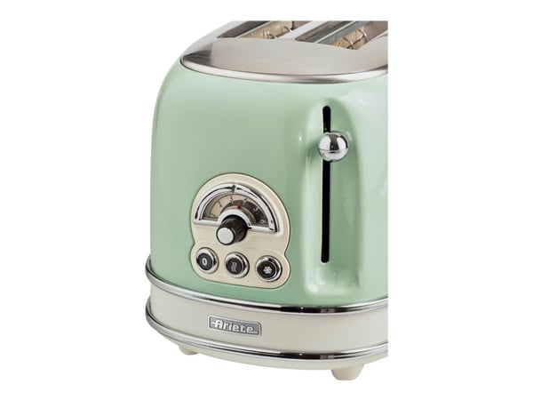 Ariete 0155, 2 viipale(i)ta, Vihreä, Painikkeet, Rotaatio, 810 W, 220 - 240 V, 50 - 60 Hz