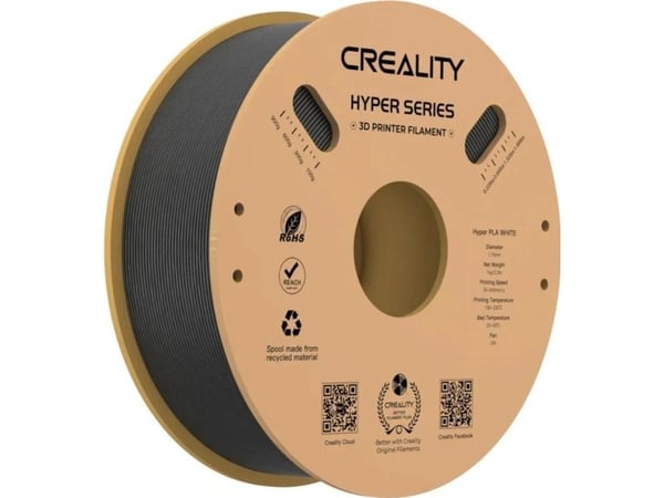 Creality3D Hyper Series - Musta - 1 kg - musta - ympäristöystävällinen - PLA filamentti (3D)