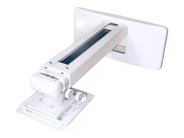 Optoma OWM3001ST - Monteringssett - justerbar - for projektor - kort kast - hvit - veggmonterbar