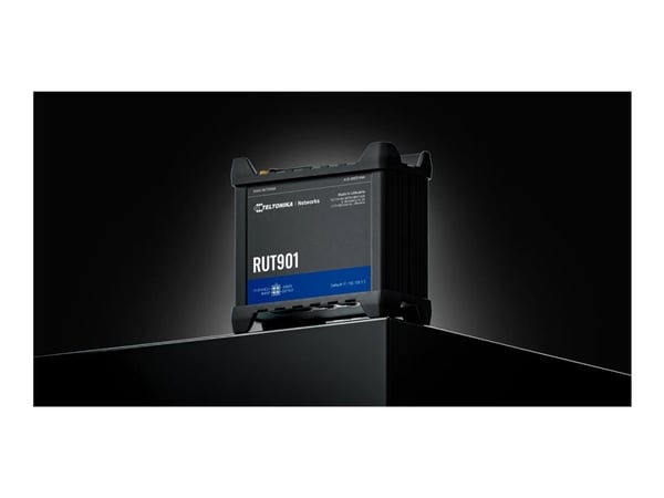 Teltonika RUT901 - Trådløs ruter 3-portssvitsj - PPP 2,4 GHz - DIN-skinnemonterbar, overflatemonterbar