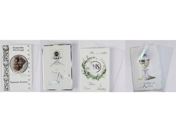 Top Graphic Komunia-kort MIX (12 stk)