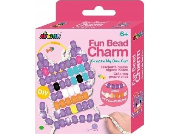 Avenir morsomme anheng med perler – hund