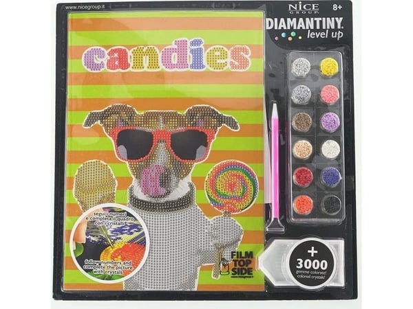 Russell Selvklebende paljettmosaikk Pies Candies 32x32 B/C RUSSELL Russell Selvklebende paljettmosaikk Pies Candies 32x32 B/C RUSSELL
