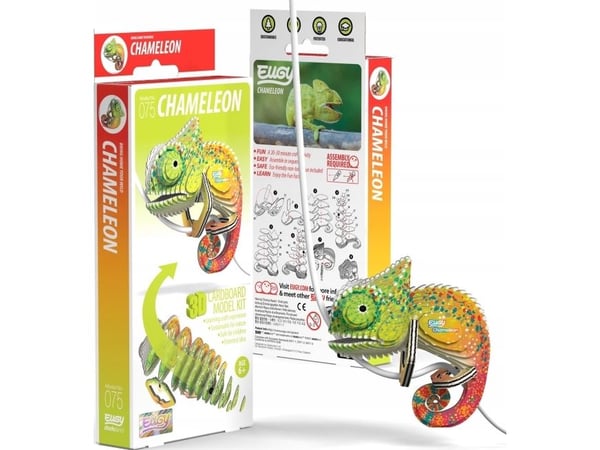 Fat Brain Toys Kameleon Eugy. Eko 3D puslespill Fat Brain Toys Kameleon Eugy. Eko 3D puslespill