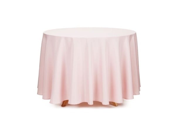 PartyDeco OBRO1-081BR, Rund, Rosa, Bordduk, Innendørs, 230 x 230 cm, 1 stykker