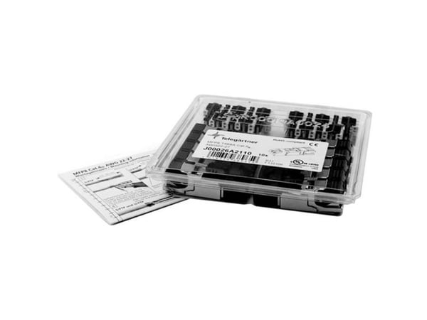 Telegärtner 100023045 krympfri RJ45-kontakt 100023045 8P8C metall, rett pol-layout (RJ) 10 stk