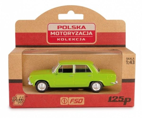 Daffi kjøretøy PRL Fiat 125p grønn