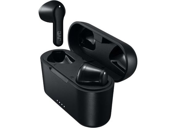 JVC HA-A3T - True wireless-hodetelefoner med mikrofon - ørepropp - Bluetooth - svart