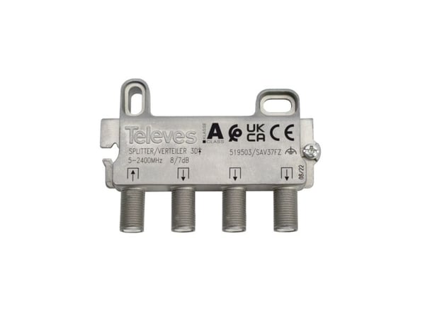Televes SAV37FZ 3-tiejakaja 5-2400 MHz VD: 7dB (519503)