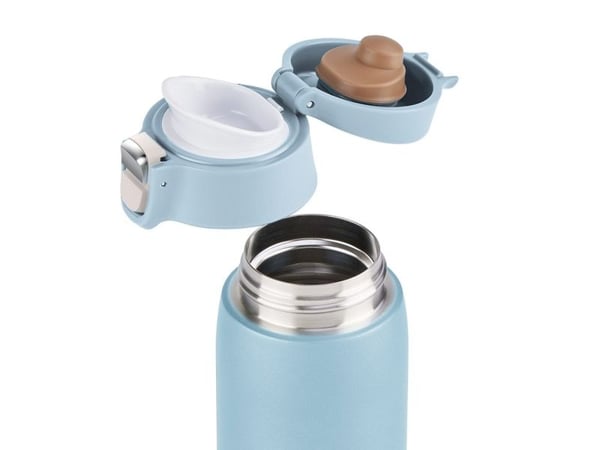 emsa isolert drikkeflaske LYSKRUS, 0,4 liter, isblå 100 % lekkasjesikker, slank og lett form, kun 193 g, - 1 stk (N2151800)