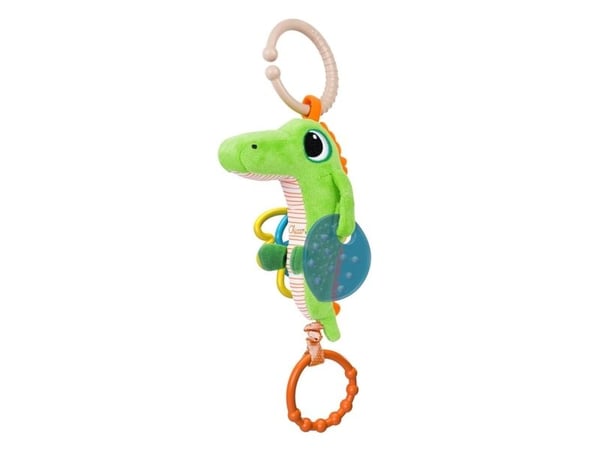 Chicco Crocodile Rattle, Pojke/flicka, Integrerade bitföremål, Låter, Tyg, Multifärg, 1 styck