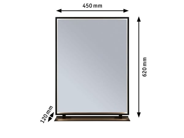 Paulmann Miro LED-Fugtrumslys LED (RGB) 11 W Varmhvid Sort
