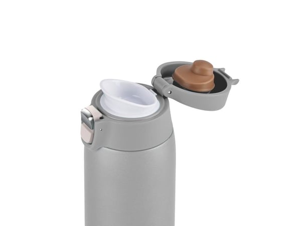 EMSA Light Mug, Sølv, Rustfritt stål, Polypropylen (PP), 400 ml, 6,6 cm, 196 mm