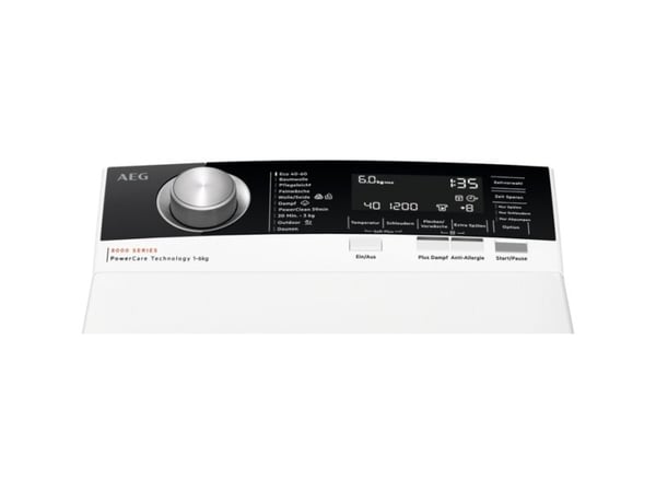 AEG Serie 8000 LTR8A80360, Toplader, 6 kg, B, 79 dB, 1251 RPM, A