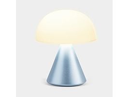 LEXON Mina, Lyseblå, Akrylonitril-butadien-styren (ABS), Aluminium, Soverom, Barnerom, Korridor, Bord, Kontor, 1 ampuller, LED, Varm hvit