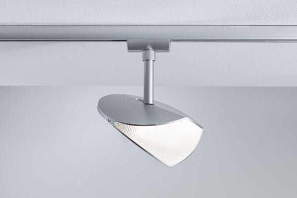 Paulmann Alejandro, Spotlight på skinne, 1 ampuller, LED, 10 W, 800 lm, Kromfarget