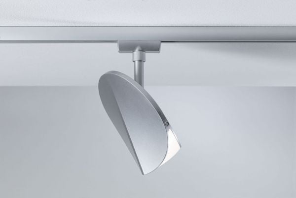 Paulmann Alejandro, Spotlight på skinne, 1 ampuller, LED, 10 W, 800 lm, Kromfarget