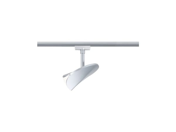 Paulmann Alejandro, Spotlight på skinne, 1 ampuller, LED, 10 W, 800 lm, Kromfarget