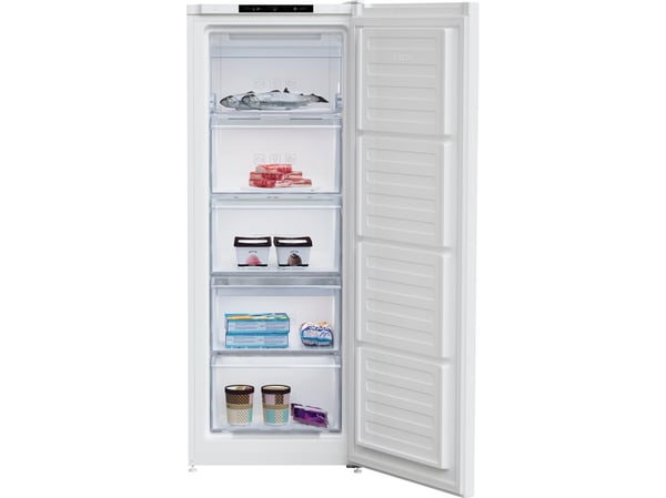 Beko b300 RFNM200T40WN - Fryser - stående - bredde: 54 cm - dybde: 57.5 cm - høyde: 145.7 cm - 177 liter - Klasse E - hvit