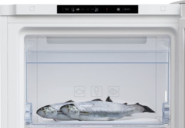 Beko b300 RFNM200T40WN - Fryser - stående - bredde: 54 cm - dybde: 57.5 cm - høyde: 145.7 cm - 177 liter - Klasse E - hvit