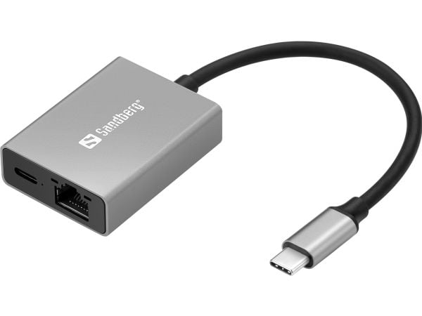 Sandberg - Nettverksadapter - USB-C - Gigabit Ethernet