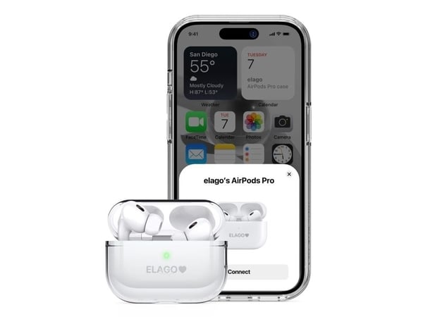 Elago Elago AirPods Pro 2 Nylon Strap TPU Shell Case - hihna tapauksessa AirPods Pro 2 laventeli - Taattu turvallisuus. yksinkertainen maksuerät. i...