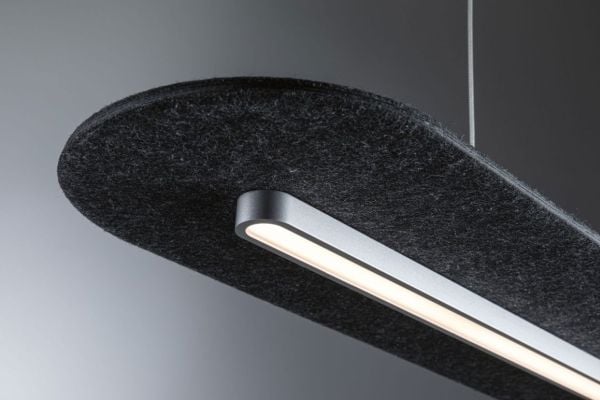 Paulmann Tulga, 1 lampor, LED, 2700 K, 1800 LM, IP20, Antracit