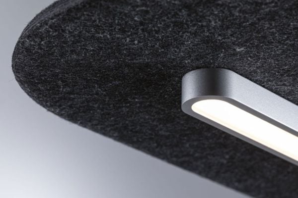 Paulmann Tulga, 1 lampor, LED, 2700 K, 1800 LM, IP20, Antracit