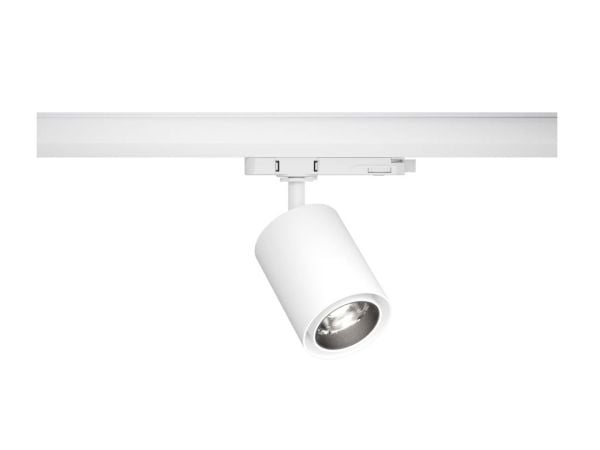 Paulmann Kratos, Spotlight på skinne, 1 ampuller, LED, 20 W, 4000 K, Hvit