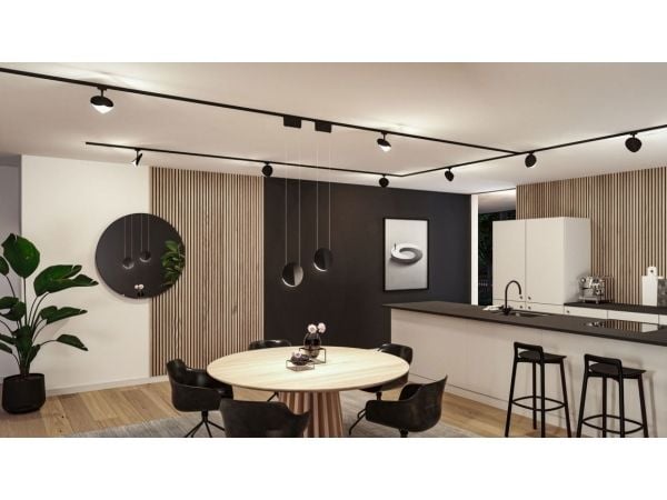 Paulmann Alejandro, Kiskospotti, 1 lamppu(a), LED, 10 W, 800 lm, musta