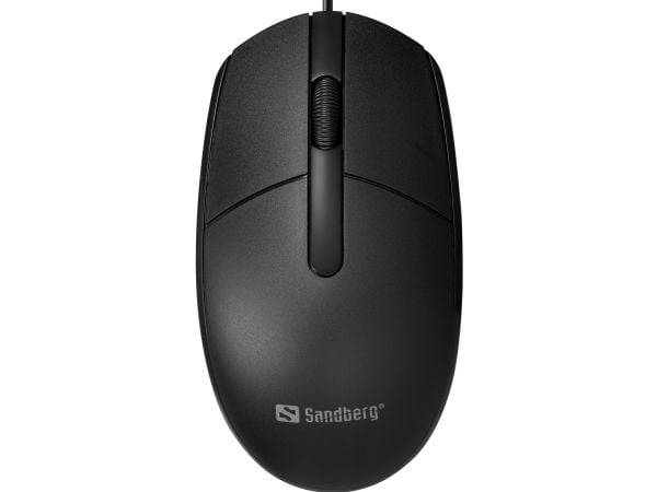 Sandberg - Mus - optisk - 3 knapper - kablet - USB