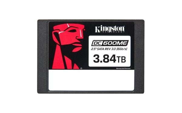Kingston DC600ME - SSD - Enterprise, Mixed Use - kryptert - 3.84 TB - intern - 2.5" - SATA 6Gb/s - 256-bit AES - TCG Opal Encryption 2.0