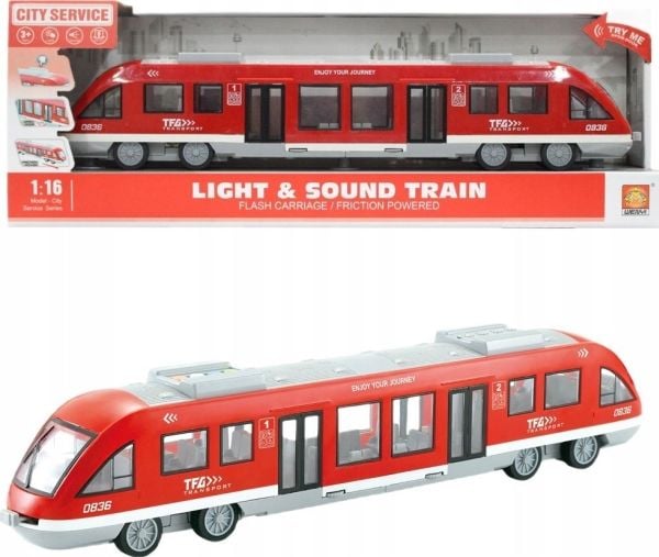 Askato spårvagn röd