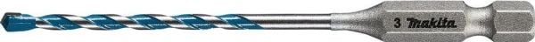Makita E-14934 Carbide Multibor 1 kpl 3 mm Kokonaispituus 90 mm 1/4 (6,3 mm) unbrako 1 kpl