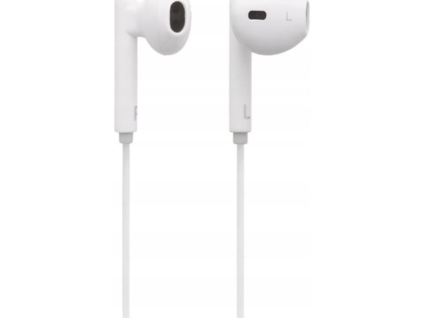 Streetz HL-390, Koblet med ledninger (ikke trådløs), 20 - 20000 Hz, Samtaler/musikk, 10 g, Hodetelefoner, Hvit