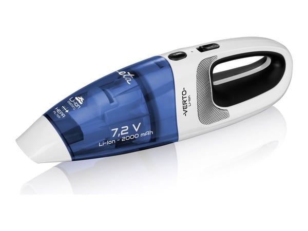 ETA Verto Li-ion 1442 90000 - Støvsuger - håndholdt - uten pose - uten kabel - hvit/blå inkludert lader