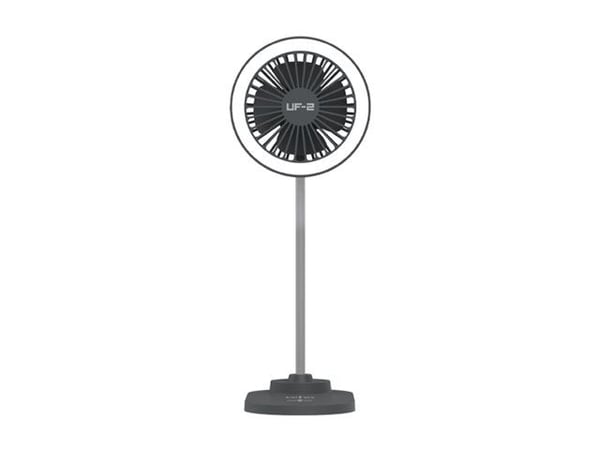 Veho UF-2 - Trådløs ladepute - 3-in-1, desktop fan, LED lamp - 15 watt - 3 A