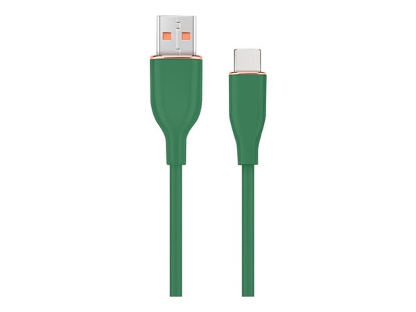 Cablexpert Premium - USB-kabel - USB (hann) til USB-C (hann) - USB 2.0 - 2.1 A - 1.5 m - formstøpt, data & lading - midnattgrønn