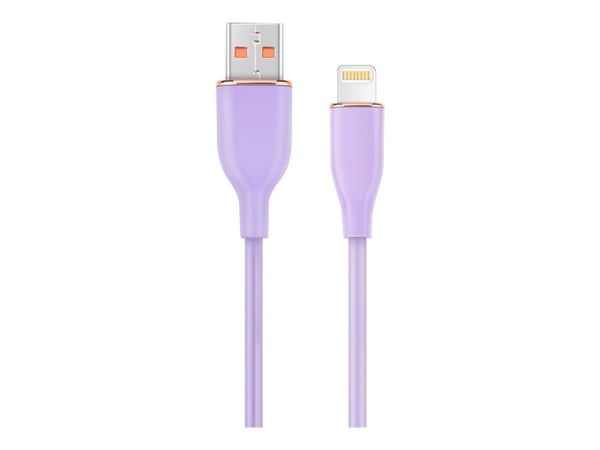 Cablexpert Premium - Lightning-kabel - USB hann til Lightning hann - 1.5 m - fiolett - formstøpt, data & lading
