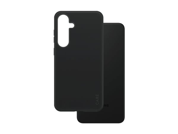 CARE by PanzerGlass - Bakdeksel til mobiltelefon - polykarbonat, gummibelegg, mikrofiber, silikon - svart - for Samsung Galaxy S24+