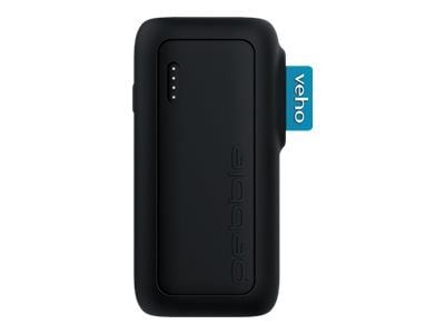 Veho Pebble PZ-6 - Strømbank - robust - 5000 mAh - 20 watt - 3 A - PD - 2 utgangskontakter (USB, USB-C) - på kabel: USB-C