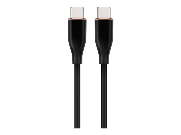 Cablexpert Premium - USB-kabel - USB-C (hann) til USB-C (hann) - USB 2.0 - 3 A - 1.5 m - formstøpt, Power Delivery-støtte, data & lading - svart