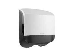 Dispenser Katrin Håndklædeark S L13.5xB30xH32.9cm Plast Hvid,1 stk/krt