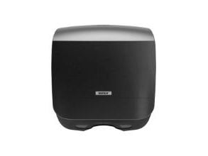 Dispenser Katrin Håndklædeark S L13.5xB30xH32.9cm Plast Sort,1 stk/krt