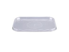 Plastlåg L120xB90xH10mm PP Til 275ml Bøtte 24 stk/ps Klar,24 stk/ps - (24 stk.)