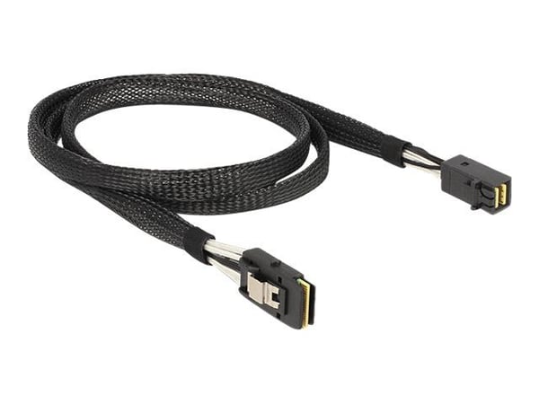 Delock - SAS intern kabel - SAS 6Gbit/s - 4 x Mini SAS HD (SFF-8643) til 36-pins 4i Mini MultiLane - 1 m - låst
