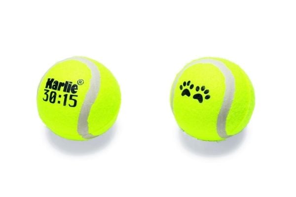 Karlie hundeleke tennisball gul 6 stk (2x)