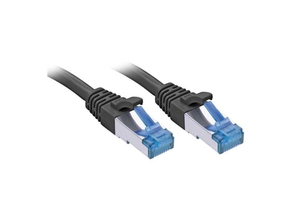 Lindy 47411, 0,5 m, Cat6a, S/FTP (S-STP), RJ-45, RJ-45, Svart
