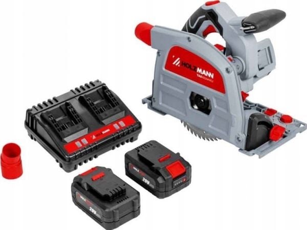 Holzmann TAS165AKKU, Tre, Sort, Grå, Rød, 16,5 cm, 5500 RPM, 5,9 cm, 2 cm